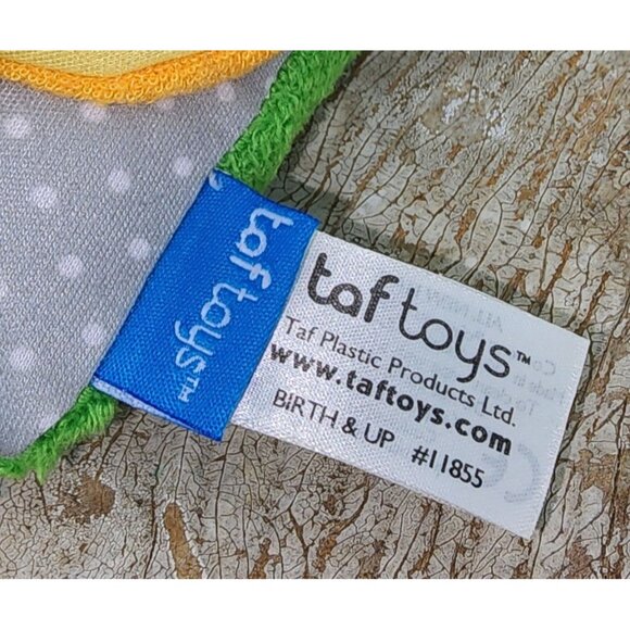 Taf Toys Obi the Owl Jittering Baby Toy Infant Plush Pull Down Hanger Wiggle - Picture 2 of 4